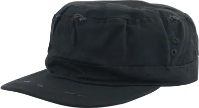Produktbild von Black Premium by EMP Uni schwarze Vintage Army Cap Standard