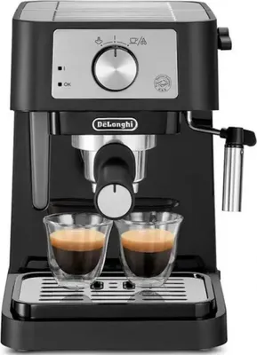 Obrázok produktu pre De’Longhi Stilosa, Espresso kávovar, 1 L, Mletá káva, 1100 W, Čierna, Nerezová oceľ