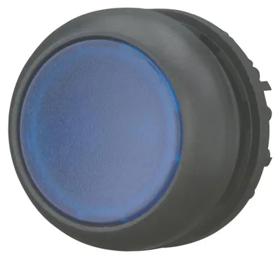 Produktbild von Eaton M22S-DL-B, Drucktasten-Schalter, Schwarz, Blau, IP66, IP67, IP69, 29,7 mm, 29,7 mm, -25 - 70 °C