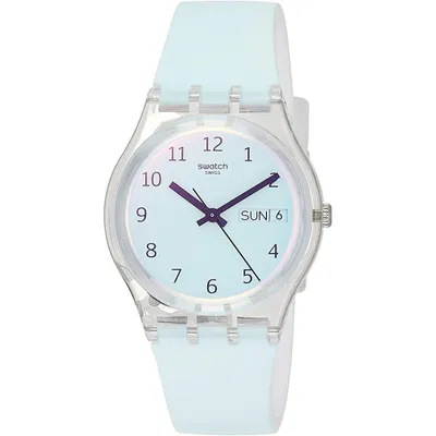 Produktbild von Swatch Herren Armbanduhr GE713 Gent Standard Ultraciel Blau 34mm wasserdicht