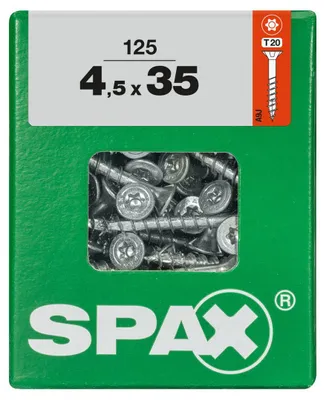 Produktbild von Spax Universalschrauben 4.5 x 35 mm TX 20 - 125 Stk.