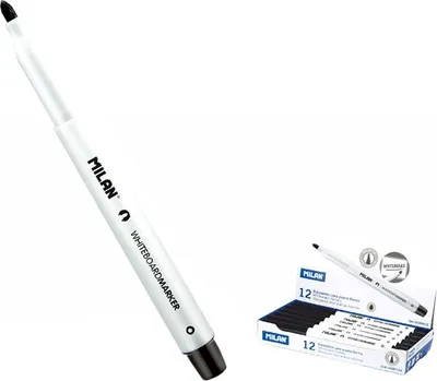 Zdjęcie produktu dla Marker Do Tablic, Okrągła Cienki,Czarny (12)