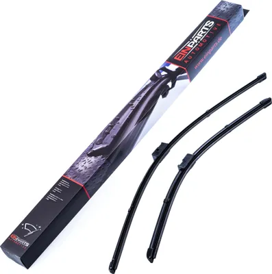 Image de Balais d'essuie-glace avant 610 x 480 mm, spécialement pour Audi A3 8P, Skoda Octavia II, VW Golf V, Jetta III