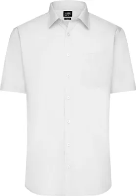 Produktbild von Klassisches Shirt aus pflegeleichtem Mischgewebe white, Gr. L