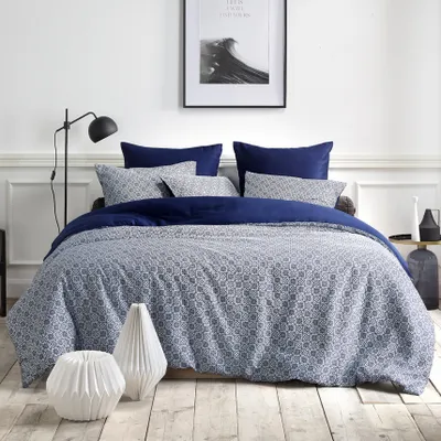 Produktbild von De Witte Lietaer Bettbezug Baumwollsatin, Eloise - 200 x 200/220 + 2x 60 x 70 cm