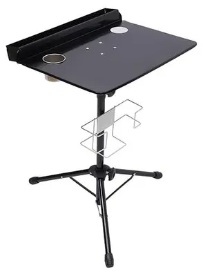 Immagine prodotto di Tavolo da lavoro regolabile in altezza, da 61 a 107 cm, per tatuaggi, colore nero