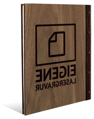 Produktbild von Stammbuch der Familie Holz mit Echtlederrücken, individuell gravierbar, DIN A4 Nussbaum Amerikanisch - Eigene Gravurdatei hochladen