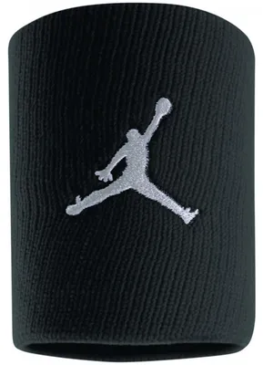 Produktbild von Nike Jordan Jumpman Wristbands Black/White -