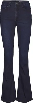 Produktbild von NOISY MAY Flared Schlag Jeans High Waist Denim Stretch Hose NMSALLIE Größe: 25W / 32L