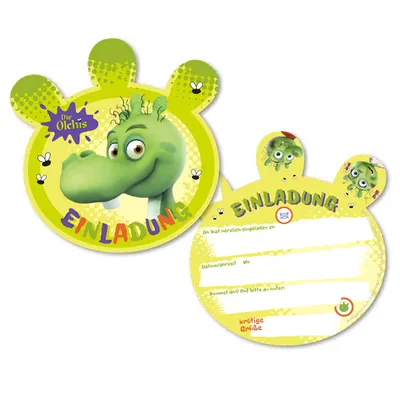 Produktbild von Die Olchis Einladungskarten, 8er Pack