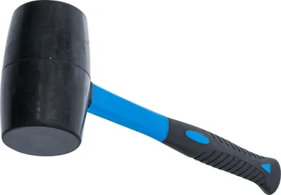 Produktbild von BGS 1963 Gummi-Ausbeulhammer mit Fiberglasstiel, 1200 g