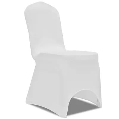 Immagine prodotto di Coprisedie in Tessuto Elasticizzato Bianco 24 pz