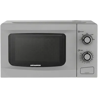 Immagine prodotto di Heinner HMW-M2035SL, Piano di lavoro, Forno a microonde indipendente, 20 l, 700 W, Girevole, Grigio