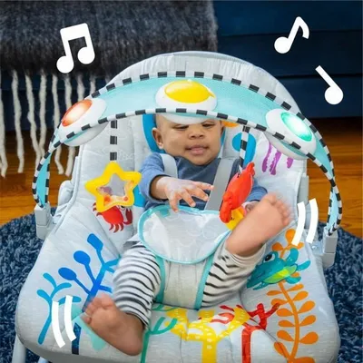 Produktbild von Baby Einstein Babywippe mit Licht und Musik - Babyschaukel Multicolor