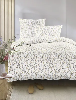Zdjęcie produktu dla Pościel Irisette Seersucker Easy 8665 żółta 155x220 cm + 80x80 cm