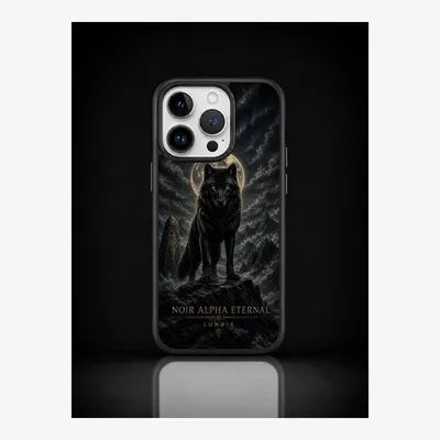 Obrázek produktu pro Pouzdro na iPhone 14 Pro, ochranné pouzdro s motivem vlka – značka LUNØIR ©