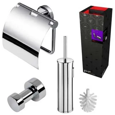 Produktbild von Geesa Nemox Toilettenset Edelstahl