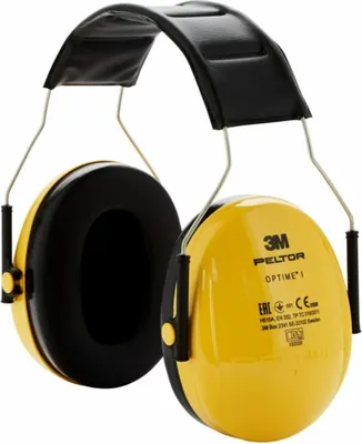 Produktbild von 3M 7000039616, Kopfband, Agrikultur, Schwarz, Gelb, 27 dB