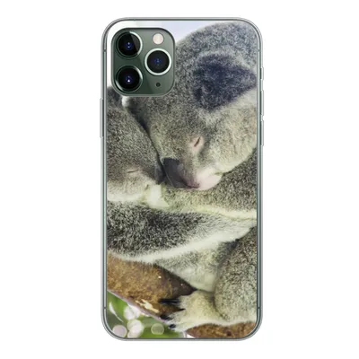 Produktbild von MuchoWow® Handyhülle Schutzhülle Hülle für iPhone 11 Pro Koalas - Knuddeln - Tiere - Jungen - Mädchen Silikon Softcase Handy Hülle - Handy
