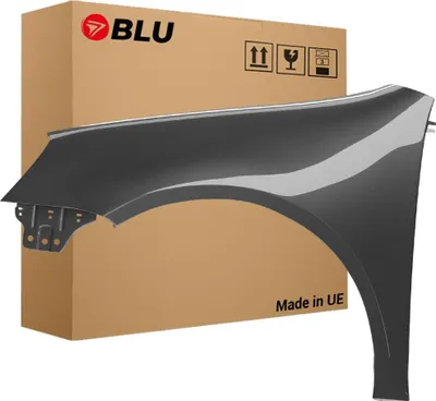 Zdjęcie produktu dla BLU Błotnik Premium pasujący do VW Volkswagen Golf V 5 Hatchback LA7T Lewy Srebrny VereintGrau | 2003-2009 | Przedni Przód | Lakierowany | Gotowy do montażu | Ocynk