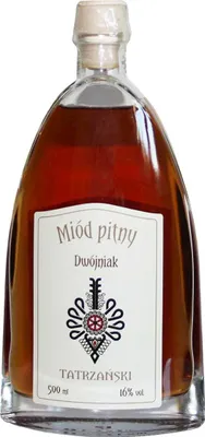Obrázok produktu pre Tatrzanski Dwojniak Med (pol) 0,5L | Medovina med víno medovina víno med medovina | 500 ml | 16% alkoholu | nalevkatatrzanska.pl