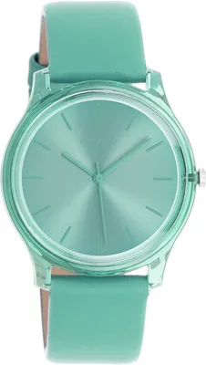Image de Oozoo dames bracelet en cuir montre Timepieces vert analogique montre à quartz UOC11139