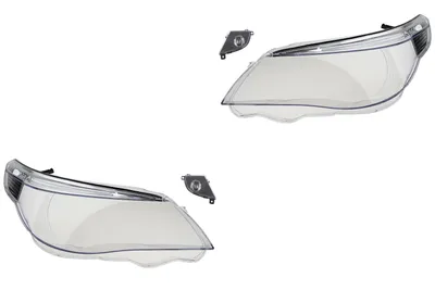 Immagine prodotto di Johns, set di fari in vetro adatto per BMW Serie 5 E60 E61 03-07 sinistra M. LED + fendinebbia 63177177711 7177711 63177177712 7177712