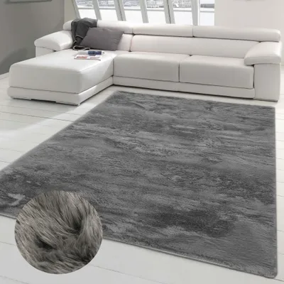 Produktbild von Wohn- & Esszimmerteppich | Klassischer Stil in anthrazit Größe - 200 x 280 cm