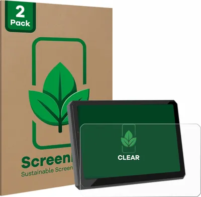 Produktbild von 2x ScreenLeaf Schutzfolie für Carpuride W712D 7" nachhaltiger Displayschutz Display Schutz Folie Klar Transparent