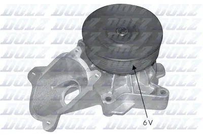 Image de DOLZ pompe à eau (B224) pour BMW 3 6 X3 5 X6 X5 1 | Wapu, pompe de refroidissement