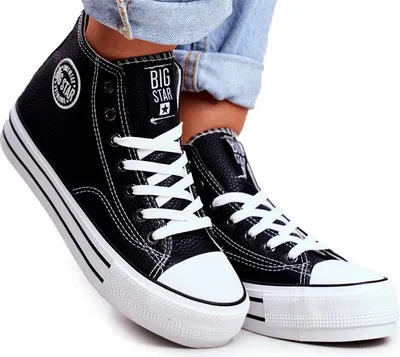 Zdjęcie produktu dla Trampki Damskie Big Star Czarne GG274012 37