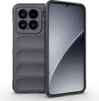Produktbild von Mobigear Bumpy  Xiaomi 15 Hülle Flexibles TPU Backcover - Grau