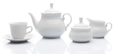 Produktbild von Thun 1794 Teeservice, Tschechisches Porzellan, Natalie, weiß, Thun, 15 d.