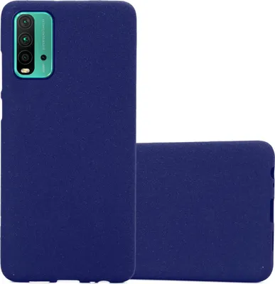 Produktbild von Cadorabo Schutzhülle für Xiaomi RedMi 9T / POCO M3 Hülle in Blau Handyhülle TPU Etui Cover Case