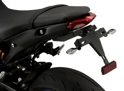 Produktbild von PUIG 20668N Kennzeichenhalters passend fuer YAMAHA MT-09 SP Schwarz