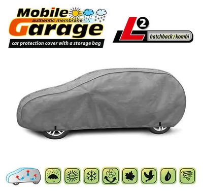 Productafbeelding van Hoogwaardige autoverklapper in kegelvorm, geschikt voor stationwagens/hatchbacks, serie Mobile Garage, maat L2: 430–455 cm x 126–136 cm