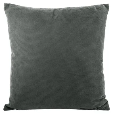 Produktbild von Dekorativer Kissenbezug Sofakissen MILO dunkelgrau 45x45
