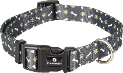 Produktbild von Flamingo Halsband Safia grün, Maße: 40-55 cm / 20 mm