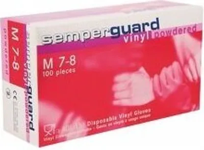 Produktbild von Vinylhandschuhe mittel 7-8, gepudert, M medium, gepudert