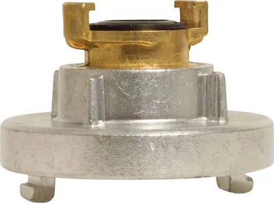Produktbild von tecuro Storz Kupplung Adapter Übergangsstück mit Schnellkupplung, Typ C-52 auf Geka - Aluminium/Messing