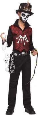Zdjęcie produktu dla Kostium czarodzieja Voodoo dla chłopców w wieku 5-6 lat (110-122 cm)