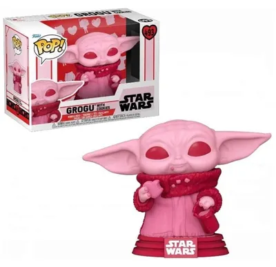 Image de Funko Star Wars Valentines POP ! figurine vinyle Star Wars Grogu 9 cm FK60124