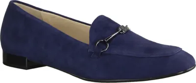 Produktbild von Högl 131762-360 Ballerina, Damen, Slipper, Leder, Marine (Blau) - Damenschuhe Slipper / Trotteur, Blau,     leder (samtkid)                                       , absatzhöhe: 10 mm