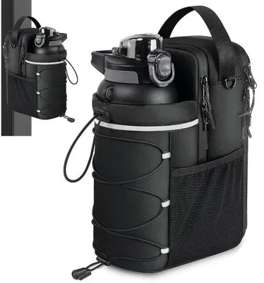 Produktbild von Magnetische Sporttasche 1,5 L - Multifunktions-Tasche mit Wasserflaschenhalter