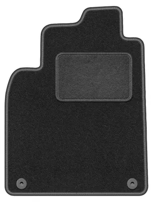 Produktbild von Fahrermatte Velours für Saab 9-3 II 2002-2014 (Cabrio) – 1-tlg, Graphit, passgenau – Wielganizator LUX