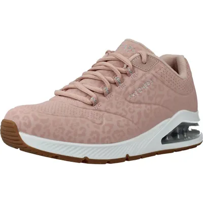Produktbild von Skechers Uno Damenschuhe sportlicher Schnürer Rosa Freizeit