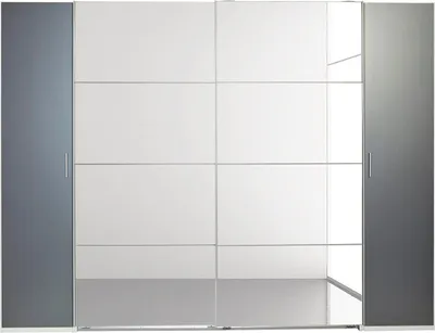 Produktbild von Dreh/Schwebetürenschrank Lotto Kleiderschrank Ausführung wählbarweiß / graphit