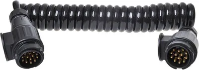 Produktbild von 1x Spiralkabel für Anhänger und Wohnwagen 13-polig, 3,5 Meter, 2 Stecker, 13 Adern, Außendurchmesser 11,7mm, DIN 72570