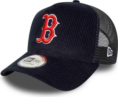 Produktbild von New Era MLB Cord Trucker Cap Boston Red Sox navy