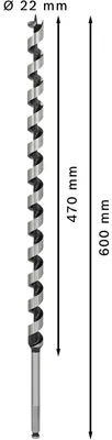 Immagine prodotto di Punta per legno, esagono 22 x 470 x 600 mm, d 11,1 mm